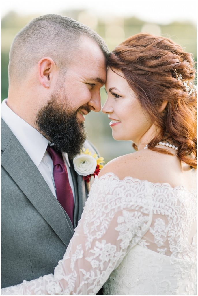 Romantic bride and groom photo Louisville KY