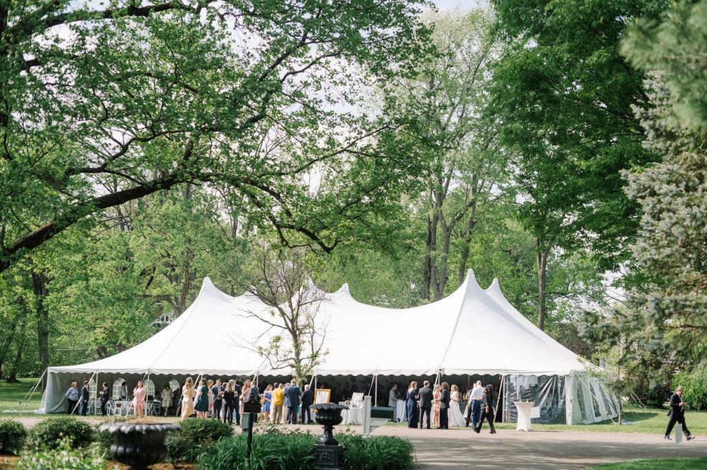 Peterson Dumesnil House Wedding tent