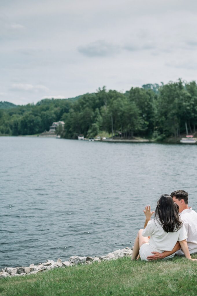 A Surprise Proposal at the Lake House